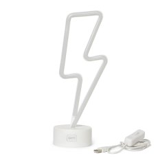 Legami Neon Effect Lightening Bolt LED Lamp