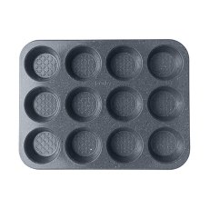 Denby Quantanium Finish 12 Cup Cupcake Tin