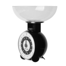 Salter Black Orb Mechanical Kitchen Scale