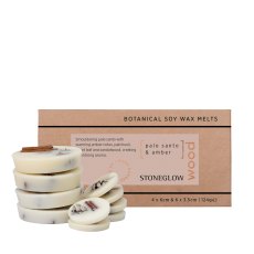 Stoneglow Wood Elements Palo Santo & Amber Botanical Soy Wax Melts