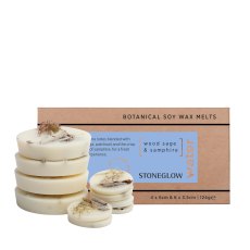 Stoneglow Water Elements Wood Sage & Samphire Botanical Soy Wax Melts Stoneglow Water Elements Wood Sage & Samphire Botanical Soy Wax Melts