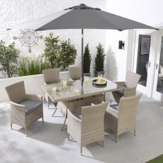 Havana 6 Seater Rectangular Dining Set