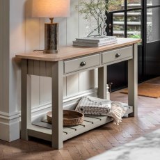 Colonial 2 Drawer Console