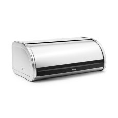 Brabantia Roll Top Bread Bin Matt Steel Brabantia Roll Top Bread Bin Matt Steel