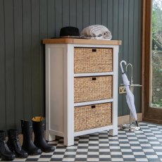 Holkham Oak Shoe Storage Chest Holkham Oak Shoe Storage Chest