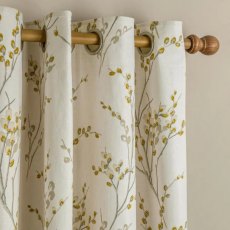 Laura Ashley Pussy Willow Ochre Curtains