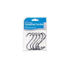 Kitchencraft Pack of Five 8cm Chrome Plated 'S' Hooks Kitchencraft Pack of Five 8cm Chrome Plated 'S' Hooks