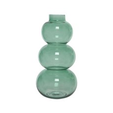 Kaemingk Triple Round Green Vase