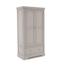 Mabel Taupe 2 Door 1 Drawer Wardrobe