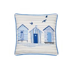 Fusion Beach Huts Outdoor Cushion Blue Fusion Beach Huts Outdoor Cushion Blue