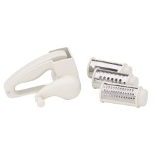 Kitchencraft Plastic Rotary Grater Mill With Three Blades
