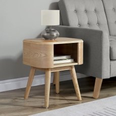 Olson Oak Lamp Table