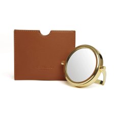 Alice Wheeler Tan Venice Mirror & Pouch Alice Wheeler Tan Venice Mirror & Pouch