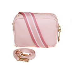Alice Wheeler Pastel Pink Soho Camera Cross Body Bag