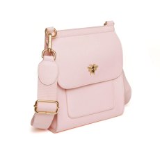 Alice Wheeler Pastel Pink Bloomsbury Cross Body Bag
