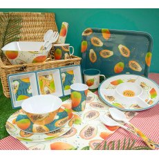 Foxwood Home Papaya Bliss Melamine Tray