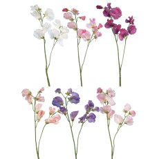 Floralsilk 6 Assorted Sweet Pea Spray