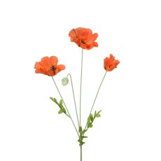 Floralsilk Dark Orange Poppy Floralsilk Dark Orange Poppy