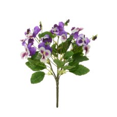 Floralsilk Purple Pansy Bush Floralsilk Purple Pansy Bush
