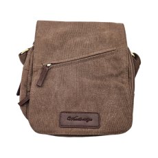 Highbury Canvas Brown Crossbody Bag