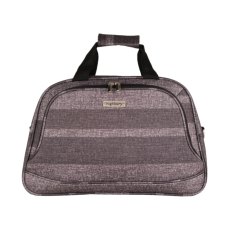 Highbury Unique Grey Stripe Cabin Weekend Bag