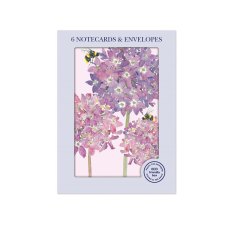 Otter House Watercolour Alliums Pack of 6 Mini Notecards