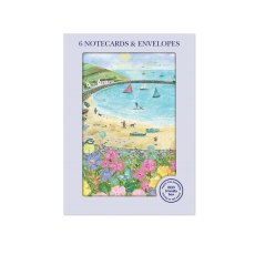 Otter House Harbour View Pack of 6 Mini Notecards