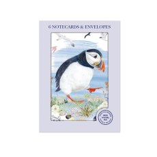 Otter House Puffin Pack of 6 Mini Notecards Otter House Puffin Pack of 6 Mini Notecards