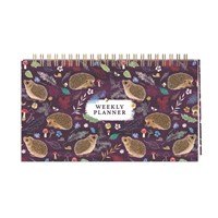 Otter House RSPB Hedgehogs Amongst Leaves Weekly Planner