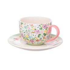 Cath Kidston Feels Like Home Teacup & Saucer Cath Kidston Feels Like Home Teacup & Saucer