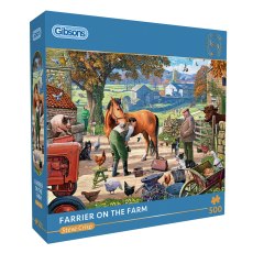 Gibsons Farrier on the Farm 500 Piece Puzzle