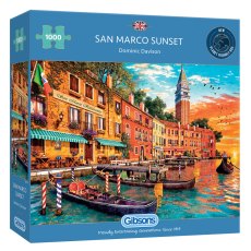 Gibsons San Marco Sunset 1000 Piece Puzzle Gibsons San Marco Sunset 1000 Piece Puzzle