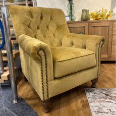 Alexander & James Sofia Chair in Plush Ochre