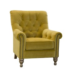 Alexander & James Sofia Chair in Plush Ochre
