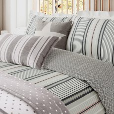 Helena Springfield Nautical Stripe Grey Duvet Set