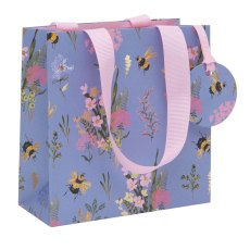 Glick Bee Meadow Blue Gift Bag Glick Bee Meadow Blue Gift Bag