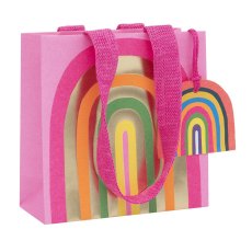 Glick Retro Rainbow Small Gift Bag Glick Retro Rainbow Small Gift Bag