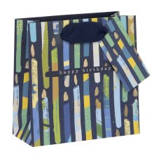 Glick Blue Candles Gift Bag