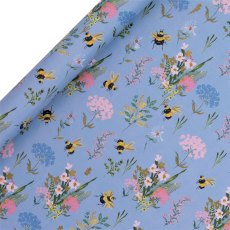 Glick Rollwrap Bee Meadow Blue 4m Glick Rollwrap Bee Meadow Blue 4m