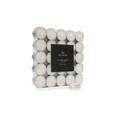 Wax Lyrical Pack of 50 Unscented Ivory Tealights