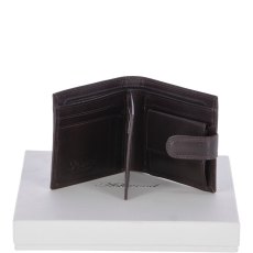 Fonz Leather Mens 8 Card ID Coins and Zip Billfold Tab Wallet Brown Fonz Leather Mens 8 Card ID Coins and Zip Billfold Tab Wallet Brown