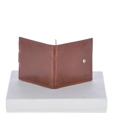 Fonz Leather Mens 8 Card ID Coins and Zip Billfold Tab Wallet Tan Fonz Leather Mens 8 Card ID Coins and Zip Billfold Tab Wallet Tan