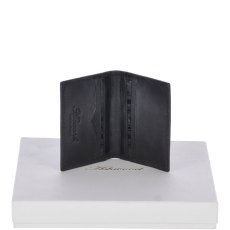 Fonz Leather Mens Tanned 8 Card holder Wallet Black Fonz Leather Mens Tanned 8 Card holder Wallet Black