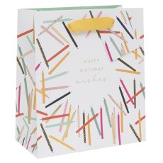 Glick Birthday Wishes Candle Gift Bags