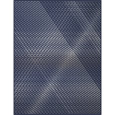 Biederlack Throw Threads blue