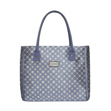 Earth Squared Tote Bag Blue & Stone Earth Squared Tote Bag Blue & Stone