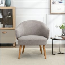 Iris Accent Chair in Clay