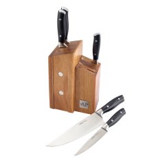 Arthur Price Acacia Square 6 Piece Knife Block Arthur Price Acacia Square 6 Piece Knife Block