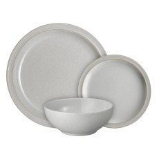 Denby Dove Grey 12 Piece Dinner Set Denby Dove Grey 12 Piece Dinner Set