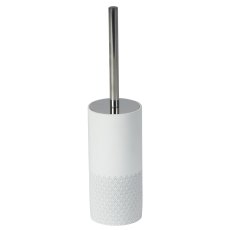 Showerdrape Chantilly White Toilet Brush Showerdrape Chantilly White Toilet Brush
